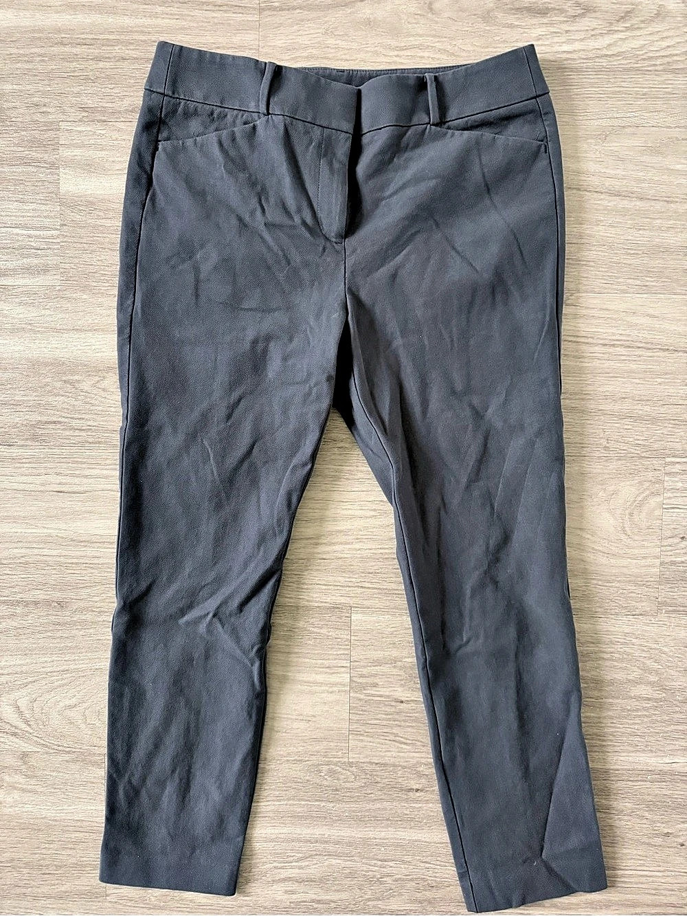 LOFT Marisa Skinny Pants Charcoal Gray Size 8